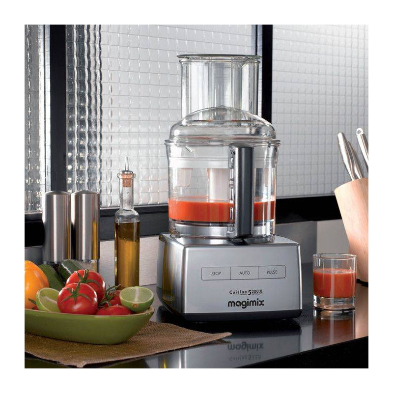 MAGIMIX Robot Cuisine Système 5200XL Chromé Mat