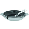 CASTELINE Poêle amovible Inox Multiply revêtement Exceliss+ CRISTEL D28