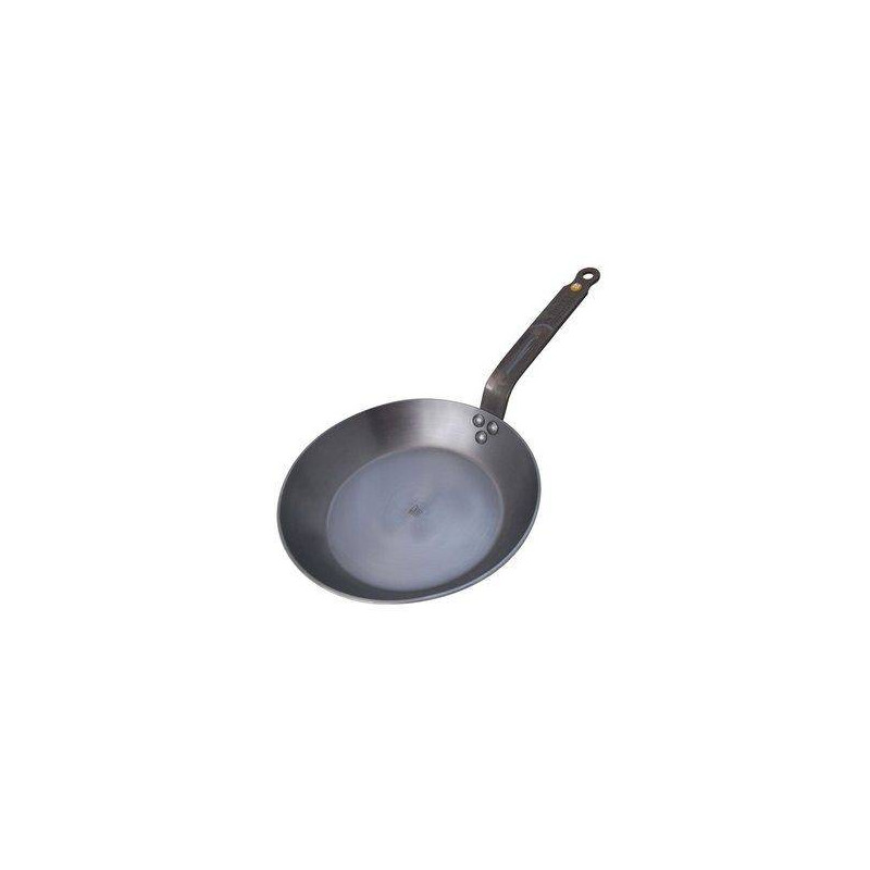 MINERAL Poêle ronde en tôle d´acier cire d´abeille de BUYER D 28 cm