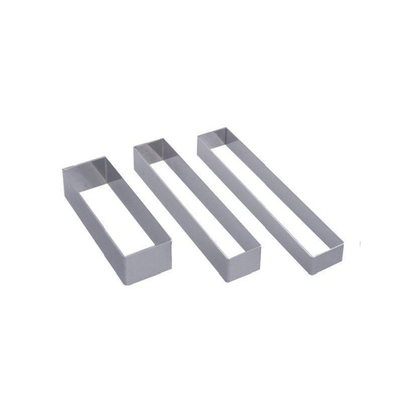 Rectangle Inox Emporte pièce de BUYER 12.4 x 4.3 H 3 cm