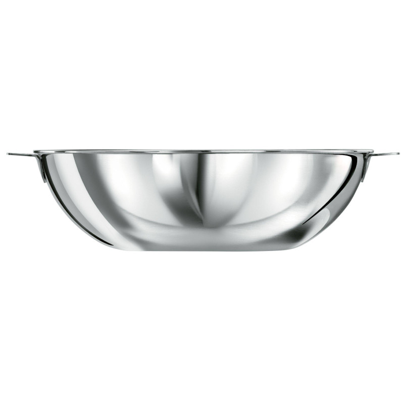 Wok Cristel Casteline - Inox 28cm - Induction - Fabriqué En France