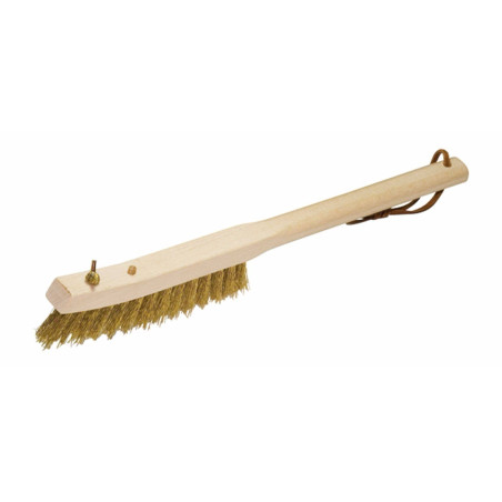 Brosse pour grille de barbecue avec grattoir