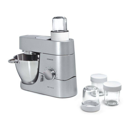 Mini Mixeur + 4 Mini-cuves avec couvercles pour robots Chef et Major KENWOOD