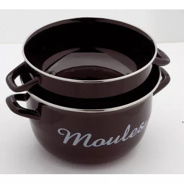 Marmite à moules émail...