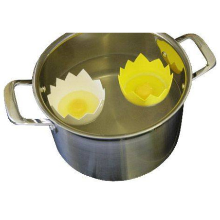 HOT ! Joie Poachie Floating Silicone Egg Poacher, Multicolor