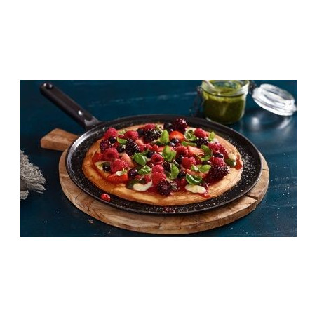 CREPIERE Bretonne à petit rebord Poêle à Crêpes en Fonte émaillée STAUB D30
