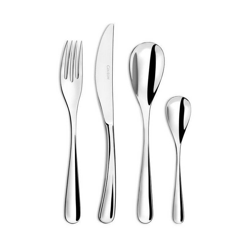 Ménagère en écrin 50 pièces - Inox EOLE - COUZON - Ecrin collection