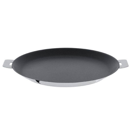 MUTINE Poêle à Crêpes Crépière Amovible Inox Revêtue corps CLASSIQUE Cristel D26