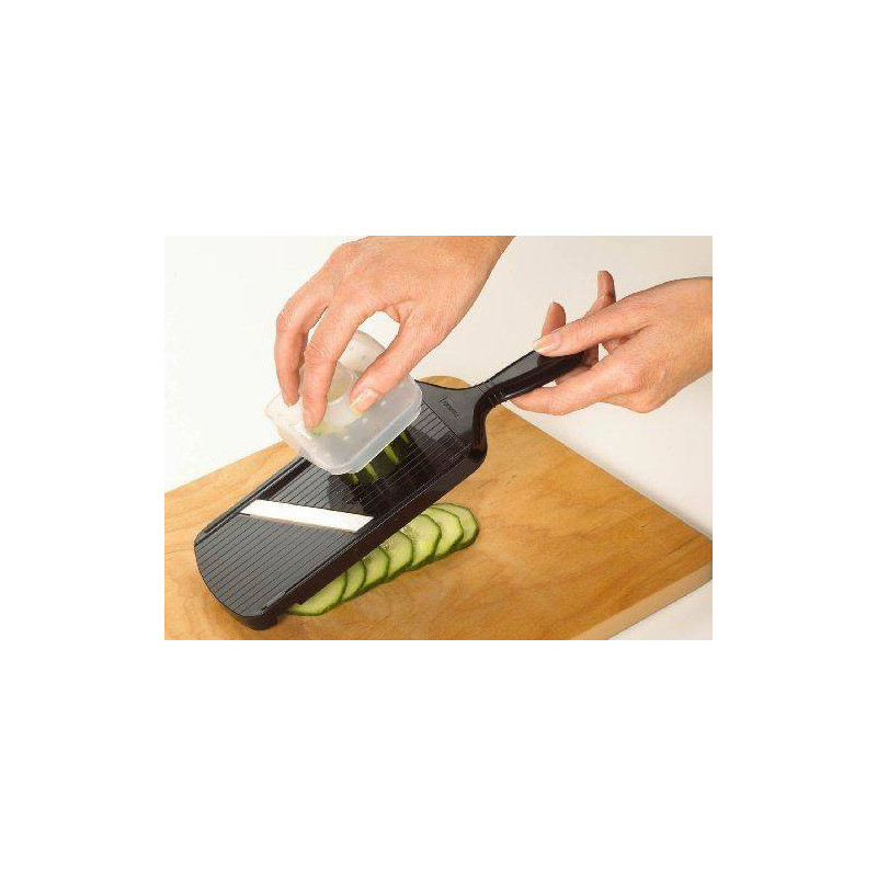 KYOCERA Mandoline-Trancheuse ceramique 4 lames Noire