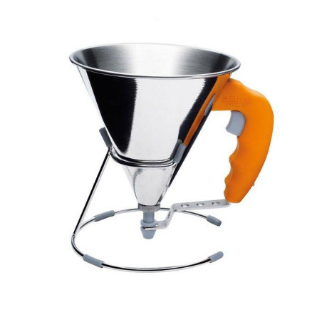 Entonnoir à Piston sur support Ménage KWIK de Buyer Orange