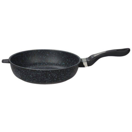 TITANIUM GRANIT Poêle Haute Fonte Aluminium Revêtue Aspect Pierre GSW D28
