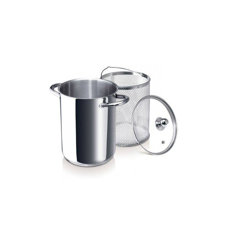 Cuit Asperges Inox + couvercle verre D16 GSW