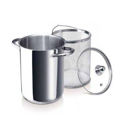 Cuit Asperges Inox + couvercle verre D16 GSW