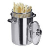 Cuit Asperges Inox + couvercle verre D16 GSW