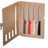 BON APPETIT Coffret de 4 Couteaux de  table steak  OPINEL Esprit LOFT