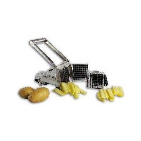 Coupe Frites ménager Inox avec 2 grilles