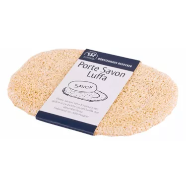 Porte savon en luffa ovale