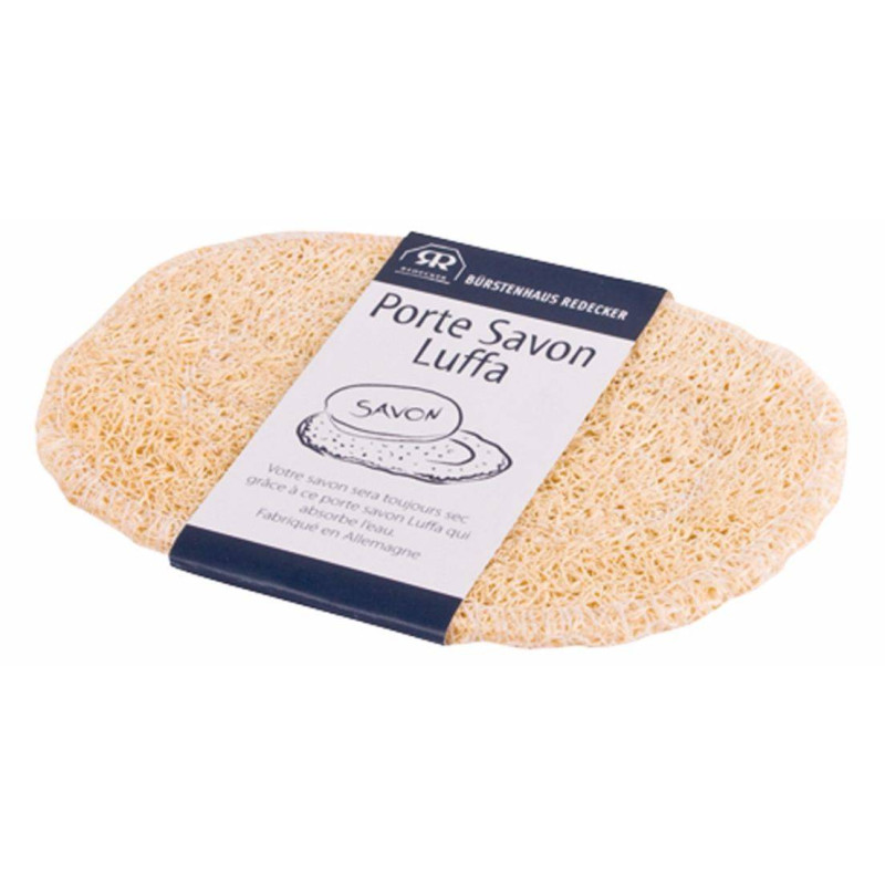 Porte savon en luffa ovale