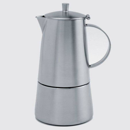 Cafetière Italienne Induction MILANO CRISTEL Inox brossé  6 tasses SC