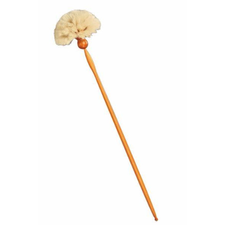 Balai à poussière Plumeau en poils de chèvre Tête orientable