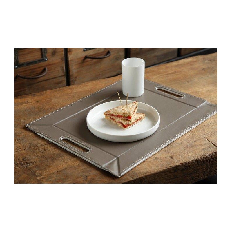 Chaise De Salle à Manger Wellington Simili Cuir Blanc Gris | Leroy Merlin