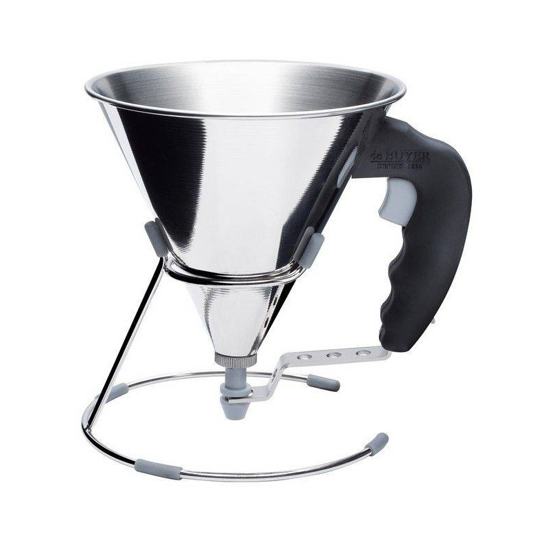 Entonnoir à Piston sur support Ménage KWIK de Buyer Noir