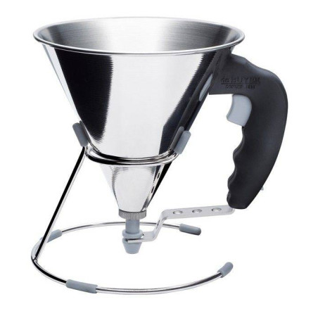 Entonnoir à Piston sur support Ménage KWIK de Buyer Noir