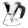 Entonnoir à Piston sur support Ménage KWIK de Buyer Noir