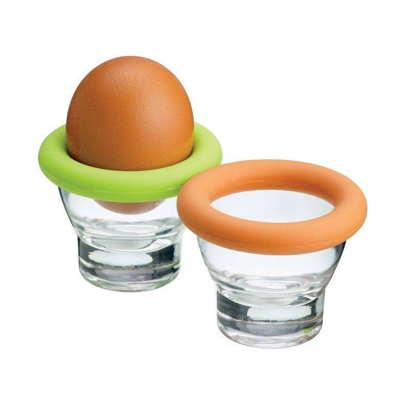 Coquetier Verre et Silicone Colour Works coloris variés