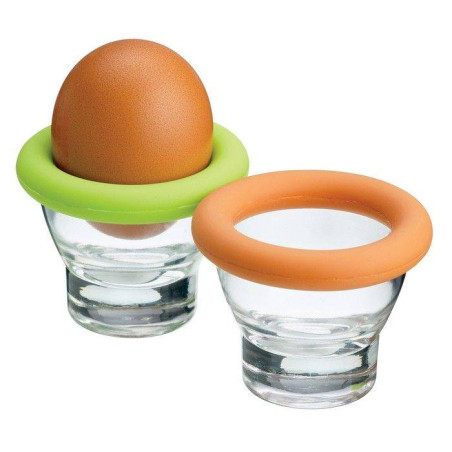 Coquetier Verre et Silicone  Colour Works coloris variés