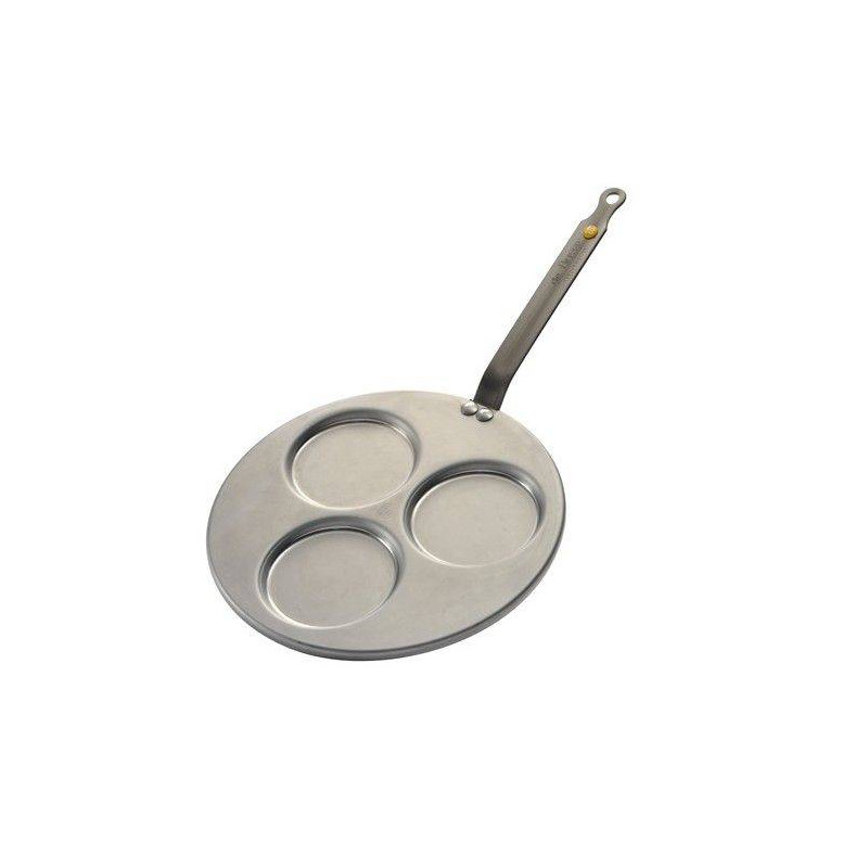MINERAL Poêle à blinis en tôle d´acier cire d´abeille de BUYER D 27 cm