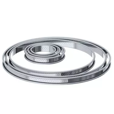 Cercle à tarte Inox perforé...