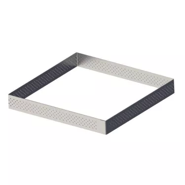 Carré à tarte Inox perforé...