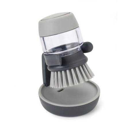 PalmScrub Brosse à vaisselle distributeur de savon Joseph Joseph GRIS