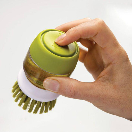 PalmScrub Brosse à vaisselle distributeur de savon Joseph Joseph GRIS