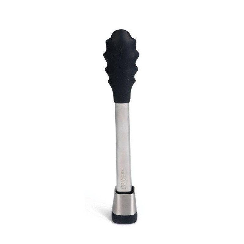 Pince Express Multifonctions Inox et Silicone + support MASTRAD Noir