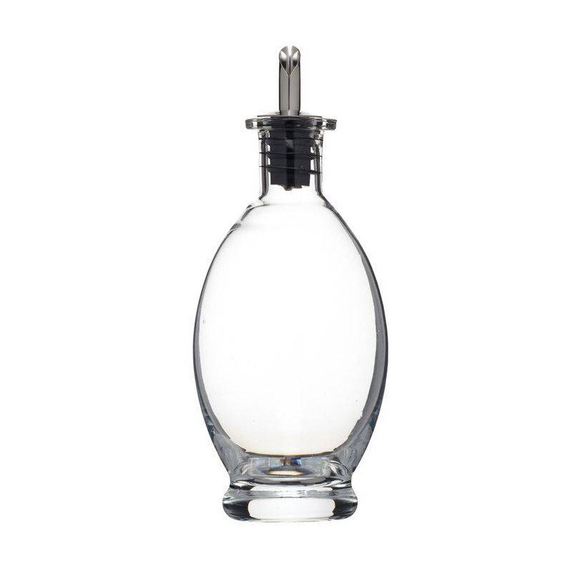 Bouteille verre avec bouchon verseur pour Huile ou Vinaigre 400ml