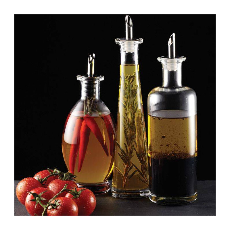 Mini Bouteille En Verre Bouteille Verre Avec Bouchon Verseur Pour Huile Ou Vinaigre 400ml