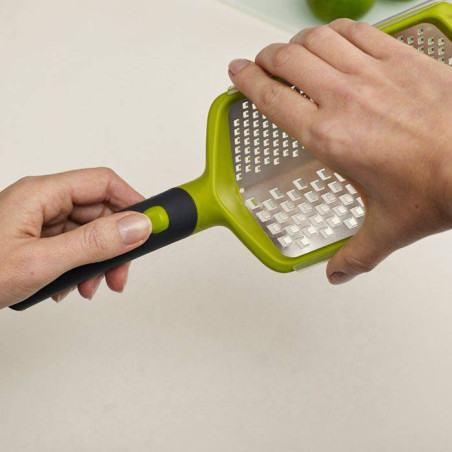 TWIST GRATER Râpe double Gros grains et fin Joseph Joseph