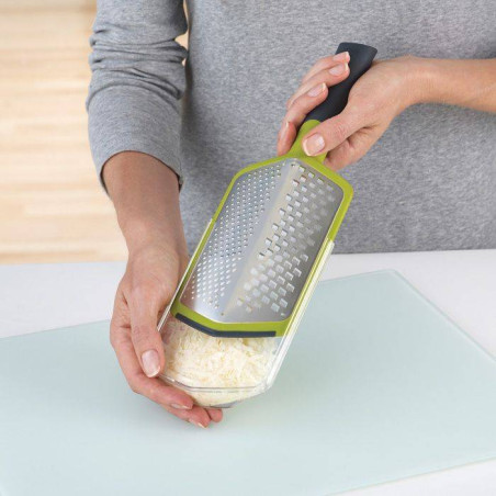 TWIST GRATER Râpe double Gros grains et fin Joseph Joseph