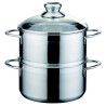 Cuit Vapeur Inox + Couvercle verre MIRAGE D20 GSW