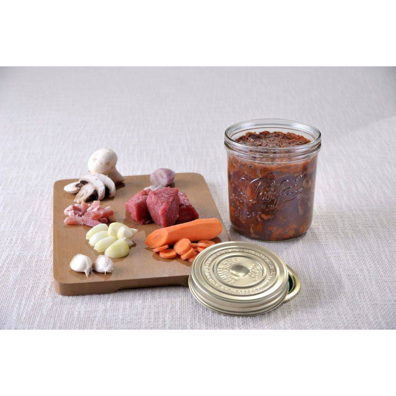 Viva Haushaltswaren 4bocaux à 540ml Avec Bouchon à Vis, Avec