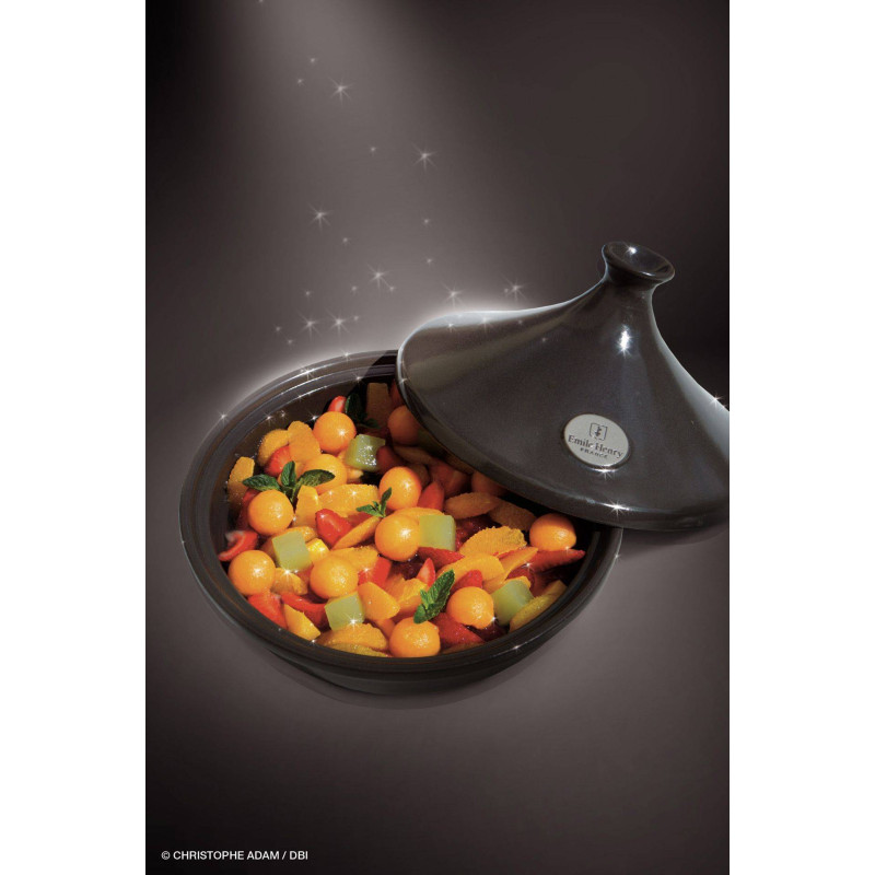 Emile Henry Tajine - 27cm Flame Ceramic Cookware For Tagines & Stews, 2L Capacity, Made In France