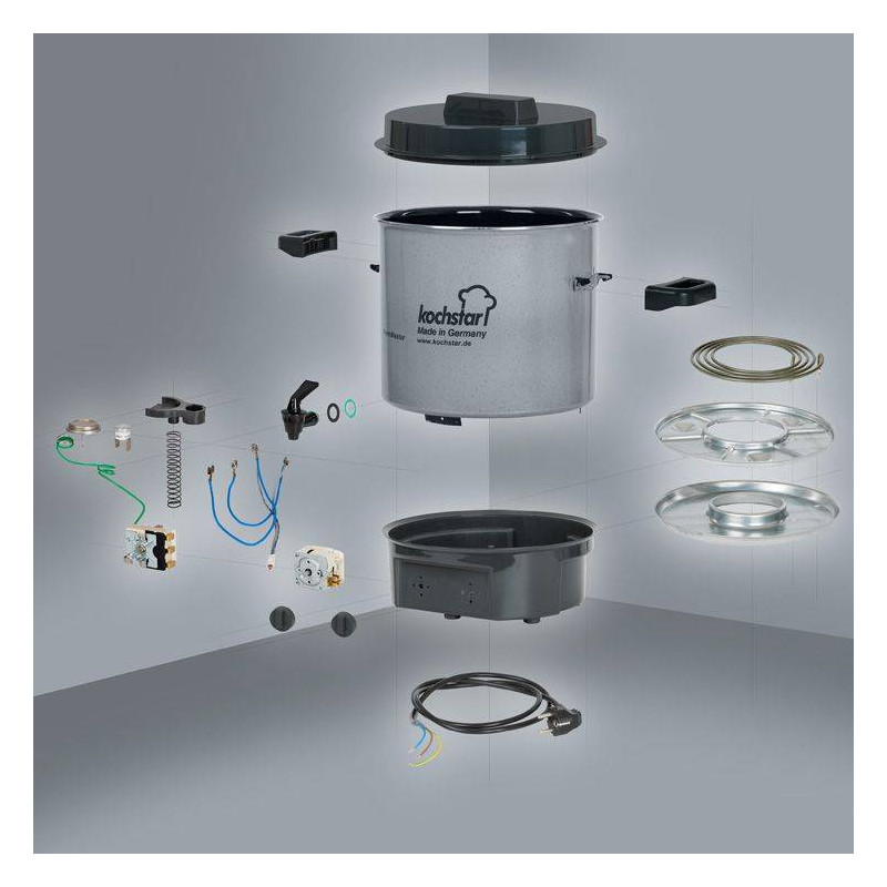 Sterilizzatore Elettrico Kochstar 27L Con Timer E Rubinetto - Per Conserve, Marmellate E Alimenti - Foto 2