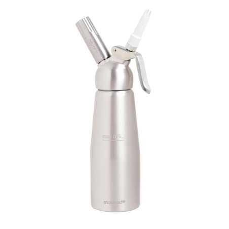 Siphon pour mousses et crèmes chaudes ou froides 0,50 L MASTRAD Nouveau modèle