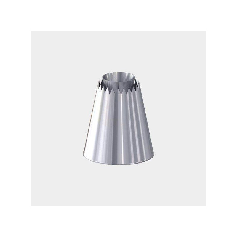 Douille Sultane De Buyer - Cône Rasant 3 Cm - Inox Sans Soudure, Parfaite Pour Décoration Et Garniture - Compatible Poches à Pâtisserie