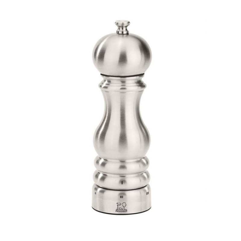 PARIS Moulin à Sel 18 cm PEUGEOT Collection CHEF Inox