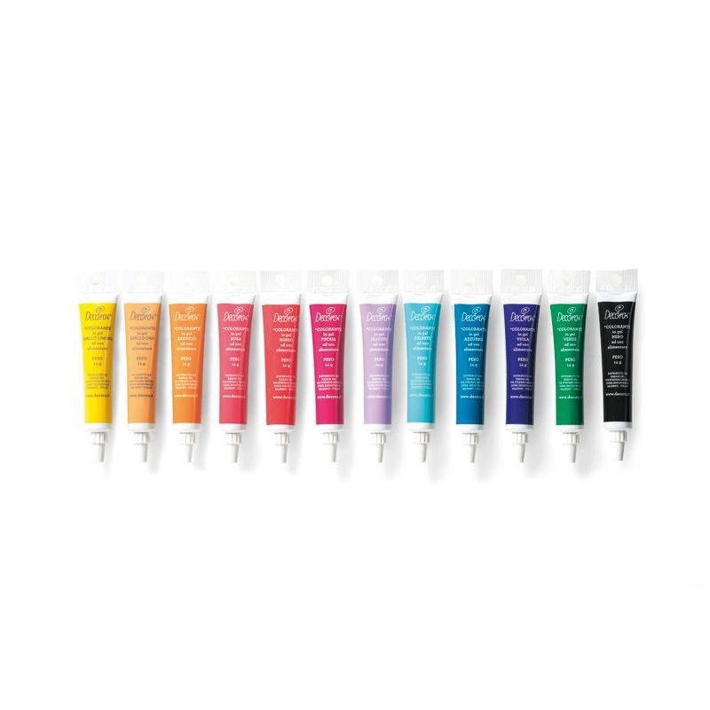 Colorant alimentaire en gel Tube de 14 g Decora ROUGE