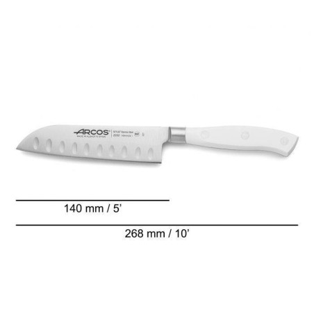 RIVIERA BLANC Couteau SANTOKU ARCOS 14 cm