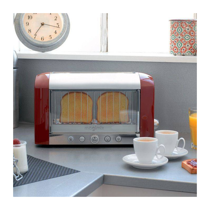 MAGIMIX Toaster Grille Pain électrique VISION Rouge